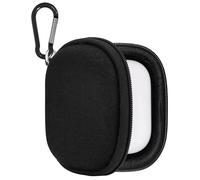 Geekria Shield Earbud Case Compatible with Sony WF-1000XM6, Apple AirPods Pro 3, Technics EAH-AZ100, Beats Studio Buds, Replacement Hard Shell Travel Carrying Bag with Carabiner Clip (Black)