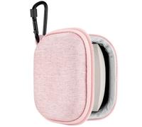 Geekria Shield Earbuds Carrying Case Compatible with Sony WF-1000XM6, WF-1000XM5, LinkBuds Open/Fit/Clip, WF-C710N, WF-C700N, Hard Shell Travel Storage Bag with Mesh Pocket (Pink)