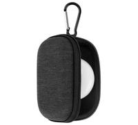 Geekria Shield Earbuds Case Compatible with Audio-Technica Earbud, Logitech Zone, Walker's Silencer, Replacement Hard Shell Travel Carrying Bag with Carabiner Clip (Dark Grey)