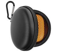 Geekria Shield Earbuds Case Compatible with Beats Powerbeats Pro 2, SHOKZ OpenFit 2, Replacement Hard Shell Travel Carrying Bag with Carabiner Clip (Black)
