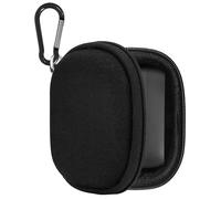Geekria Shield Earbuds Case Compatible with Jabra Elite 10 Gen 2/8 Active/7 Pro/4 Active/75t True Wireless Earbud, Replacement Hard Shell Travel Carrying Bag with Carabiner Clip (Black)