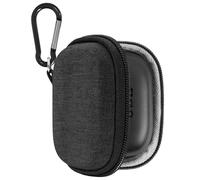 Geekria Shield Earbuds Case Compatible with JBL Vibe Buds 2, Beam 2, True Wireless Earbud, Replacement Hard Shell Travel Carrying Bag with Carabiner Clip (Dark Grey)