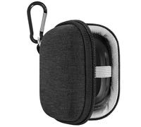 Geekria Shield Earbuds Case Compatible with Skullcandy EcoBuds, Dime 2/3, Smokin' Buds True Wireless Earbud, Replacement Hard Shell Travel Carrying Bag with Carabiner Clip (Grey)