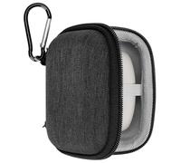 Geekria Shield Earbuds Case Compatible with Sony WF-1000XM6, LinkBuds Open, LinkBuds Fit, WF-1000XM5, WF-1000XM4, Replacement Hard Shell Travel Carrying Bag with Carabiner Clip (Dark Grey)