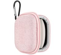 Geekria Shield Earbuds Case Compatible with Sony WF-1000XM6, WF-1000XM5, LinkBuds Open/Fit, Replacement Hard Shell Travel Carrying Bag (Pink)