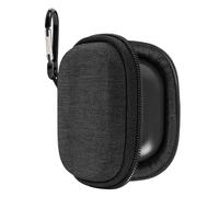 Geekria Shield Earbuds Case Compatible with T5 II / T5 True Wireless Earbuds, Replacement Portable Hard Shell Travel Carrying Bag with Carabiner Clip (Dark Grey)