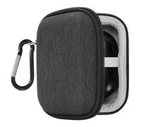 Geekria Shield Earbuds Case for Skullcandy Dime Evo & Sesh ANC Active | Hard EVA Shell, Soft Inner Lining, 3.1 x 2.3 x 1.5 In Interior, Mesh Pocket For Cables, Detachable Carabiner