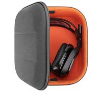 Geekria Shield Hard Case for ASTRO Gaming A50 Gen 4 Headphones, Grey | Microfiber Finish, Fits Up To 8.4 x 7.4 x 3.5 Inches, Soft Interior, Cable Storage Mesh Pocket, Drop & Crush Protection
