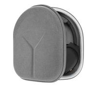 Geekria Shield Hard Case for Skullcandy Hesh 3/Evo, Crusher Evo/ANC 2 | Fits Riff 2, 8.4 x 7.2 x 2.3-Inch Interior, Soft Lining, Mesh Accessory Pocket, Drop/Crush Protection, Microfiber Gray