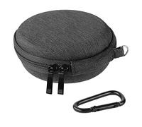 Geekria Shield Hard Shell Carrying Case Compatible with HUAWEI FreeArc, FreeBuds Pro 5 and FreeBuds 6 Charging Cases, EVA Storage Bag with Internal Mesh Pocket and Carabiner, Dark Gray