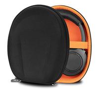 Geekria Shield Headphones Case Compatible with Audio-Technica ATH-ESW9, ATH-SR30BT, ATH-SJ1 and More, Replacement Hard Shell Travel Carrying Bag with Cable Storage (Black)