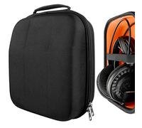 Geekria Shield Headphones Case Compatible with Audio-Technica ATH-R30/R50x/AD900X/AD500X/R70X and More, Replacement Hard Shell Travel Carrying Bag with Cable Storage (Black)