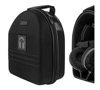 Geekria Shield Headphones Case Compatible with Audio-Technica ATH-R50x, ATH-AD1000X, ATH-A990Z, ATH-A900x, Replacement Extra Hard Shell Travel Carrying Bag with Cable Storage (Black)