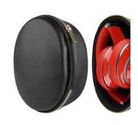 Geekria Shield Headphones Case Compatible with Beats Studio Pro, Studio3 Wireless, Studio2, Solo Pro, Solo 4, Replacement Hard Shell Travel Carrying Bag with Cable Storage (Black)