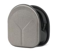 Geekria Shield Headphones Case Compatible with Bose QC Ultra II, Sony WH-1000XM5, Skullcandy Crusher ANC 2 Case, Replacement Hard Shell Travel Carrying Bag with Cable Storage (Light Brown)