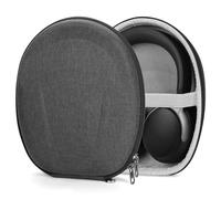 Geekria Shield Headphones Case Compatible with Bose QuietComfort Ultra II, QC45, QC35, QC25/15/SE, Replacement Protective Hard Shell Travel Carrying Bag with Cable Storage (Grey)