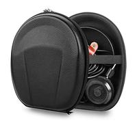 Geekria Shield Headphones Case Compatible with Grado SR325e, SR225x, SR125, SR80, SR60, RS2, RS1, PS2000e, Replacement Hard Shell Travel Carrying Bag with Cable Storage (Black)