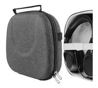 Geekria Shield Headphones Case Compatible with HyperX Cloud Stinger S, Cloud Flight Gaming and More, Replacement Hard Shell Travel Carrying Bag with Cable Storage (Dark Grey)