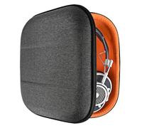 Geekria Shield Headphones Case Compatible with JBL Tour ONE M3, Grado SR80e, Audio Technica S300BT and More, Replacement Hard Shell Travel Carrying Bag with Cable Storage (Dark Grey)