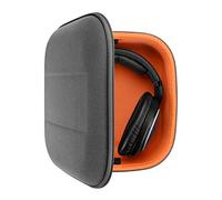 Geekria Shield Headphones Case Compatible with Sennheiser HD 400S/660s/560S and More, Large-Sized Over-Ear Headphones, Replacement Hard Shell Travel with Cable Storage (Microfiber Grey)