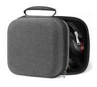 Geekria Shield Headphones Case Compatible with Sennheiser HD 820, HD 800 S, HD 660 S and More, Replacement Hard Shell Travel Carrying Bag with Cable Storage (Dark Grey)
