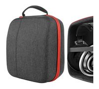 Geekria Shield Headphones Case Compatible with Sennheiser HD820, HD800S, HD700, HD660S2, HD660S, HD650 and More, Replacement Hard Shell Travel Carrying Bag with Cable Storage (Dark Grey)