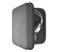 Geekria Shield Headphones Case Compatible with Sennheiser HD820, HiFiMAN Audivina, Replacement Protective Hard Shell Travel Carrying Bag with Cable Storage (Dark Grey)