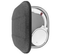 Geekria Shield Headphones Case Compatible with Skullcandy Crusher ANC 2/ANC, Hesh 3/Evo and More, Replacement Hard Shell Travel Carrying Bag with Cable Storage (Dark Grey)