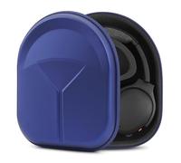 Geekria Shield Headphones Case Compatible with Skullcandy Crusher ANC 2, Crusher Evo, Riff 2, Hesh Evo, Hesh 3, Replacement Hard Shell Travel Carrying Bag with Cable Storage (Blue)