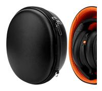 Geekria Shield Headphones Case Compatible with Skullcandy Riff 2, Crusher ANC/Evo, Hesh 3 and More, Replacement Hard Shell Travel Carrying Bag with Cable Storage (Black)