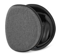 Geekria Shield Headphones Case Compatible with Skullcandy Riff 2, Riff, Crusher ANC/Evo, Hesh Evo/ANC, Replacement Hard Shell Travel Carrying Bag with Cable Storage (Dark Grey)