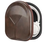 Geekria Shield Headphones Case Compatible with Sony WH-1000XM5, Bose QC Ultra II, JBL Live 650BTNC and More, Replacement Hard Shell Travel Carrying Bag with Cable Storage (Dark Brown)