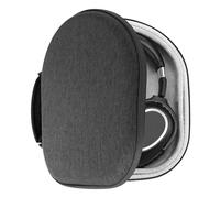 Geekria Shield Headphones Case Compatible with Sony WH-1000XM5, Bose QC Ultra, Soundcore Q20i and More, Replacement Hard Shell Travel Carrying Bag with Cable Storage (Dark Grey)