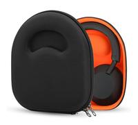 Geekria Shield Headphones Case Compatible with Sony WH-1000XM5, WH-1000XM4, MDR-XB950BT, WH-CH720N and More, Replacement Hard Shell Travel Carrying Bag with Cable Storage (Black)