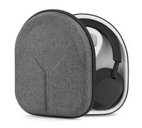 Geekria Shield Headphones Case Compatible with Sony WH-1000XM5, WH-1000XM4, WH-1000XM3, WH-CH720N, Replacement Hard Shell Travel Carrying Bag with Cable Storage (Dark Grey)
