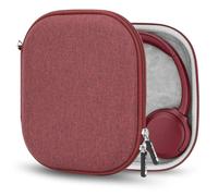 Geekria Shield Headphones Case Compatible with Sony WH-CH520/CH510, AKG Y50BT, JBL Tune 510BT, Replacement Hard Shell Travel Carrying Bag with Cable Storage (Red)