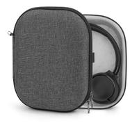 Geekria Shield Headphones Case Compatible with Sony WH-CH520/CH510, JBL Tune 510BT, AKG Y50BT, Replacement Hard Shell Travel Carrying Bag with Cable Storage (Dark Grey)