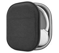 Geekria Shield Headphones Case Compatible with Sony WH-CH520, WH-CH510, WH-CH500, Replacement Hard Shell Travel Carrying Bag with Cable Storage (Dark Grey)