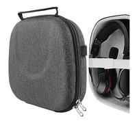 Geekria Shield Headphones Case Compatible with Turtle Beach Recon 70, Stealth 450 Gaming and More, Replacement Hard Shell Travel Carrying Bag with Cable Storage (Dark Grey)