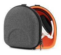 Geekria Shield Headphones Case for Foldable On-Ear Headsets, Replacement Protective Hard Shell Travel Carrying Bag, Compatible with Audio-Technica SJ55 and More (Dark Grey)