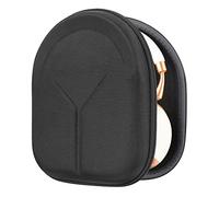 Geekria Shield Headphones Case for On-Ear/Over-Ear, Replacement Protective Hard Shell Travel Carrying Bag with Cable Storage, Compatible with Parrot, Bose, Grado, B&O Headphones (Black)