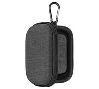 Geekria Shield Travel Case for Sennheiser Accentum, Momentum TW 5/4/3 | Fits Cases Up To 3.5 x 2.0 x 1.4 In, Rigid Shell, Soft Lining, Mesh Pocket, Zipper Closure, Included Carabiner Clip