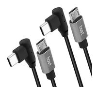 GEEKRIA Short Micro-USB Charger Cable Compatible with DJI Spark Mavic, Raspberry Pi Zero, PS5/PS4, Owlet, Android Devices, DAC, Micro USB Replacement Power Charging Cord (1 ft / 30 cm)