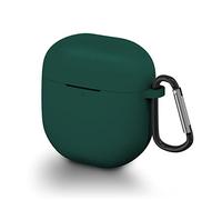 Geekria Silicone Case Cover Compatible with Bose QuietComfort II, Ultra2 True Wireless Earbuds, Protective Earphones Skin Cover with Keychain Hook, Front LED Visible