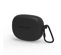 Geekria Silicone Case Cover Compatible with Bose Ultra Open True Wireless Earbuds, Protective Cover with Keychain Hook, Charging Port Accessible, Front LED Visible (Black)