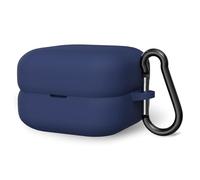 Geekria Silicone Case Cover Compatible with Sony LinkBuds Open WF-L910, True Wireless Earbuds, Protective Earphones Skin Cover with Keychain Hook, Charging Port Accessible (Blue)