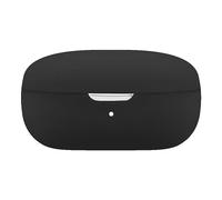 Geekria Silicone Case Cover Compatible with Soundcore by Anker P20i True Wireless Earbuds, Protective Earphones Charging Port Accessible, Front LED Visible (Black)