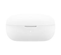 Geekria Silicone Case Cover Compatible with Soundcore by Anker P20i True Wireless Earbuds, Protective Earphones Skin Cover, Front LED Visible (White)