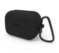 Geekria Silicone Case for Soundcore by Anker C50i True Wireless, Black | Protects Charging Case From Scratches And Minor Bumps, Charging Port And LED Visible, Adhesive Fit, Carabiner Included