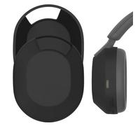 Geekria Silicone Cover for Sony WH-1000XM5 Headphones - Anti-Scratch Skin Protector, Full Earpads & Headband Case (Black)